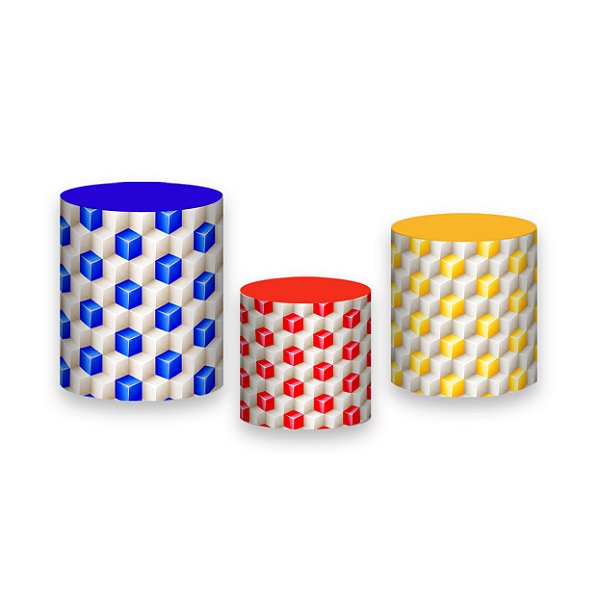 Trio De Capas De Cilindro - Cubo Mágico 012