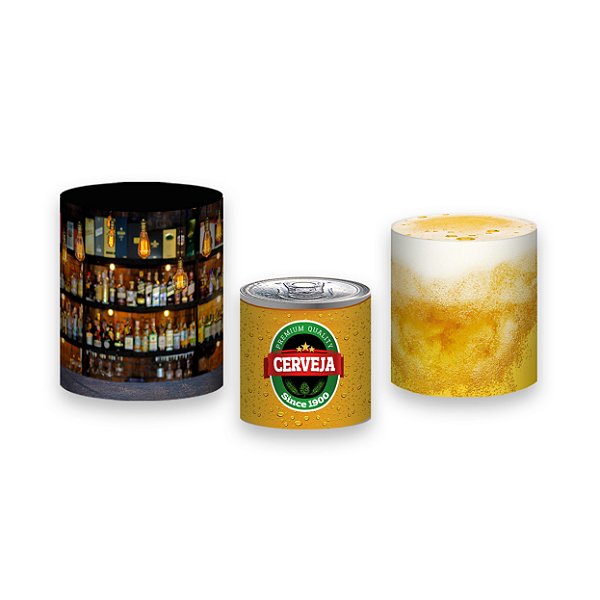 Trio De Capas De Cilindro - Boteco Bar Chique Clean 005