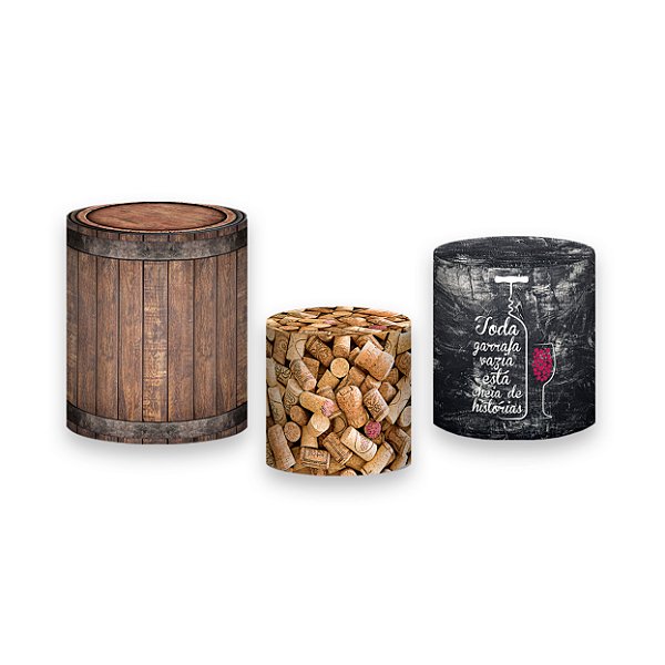 Trio De Capas De Cilindro - Boteco Vinhos 006