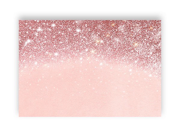Fundo Fotográfico 2,20 x 1,50 - Efeito Glitter Rose Gold  002
