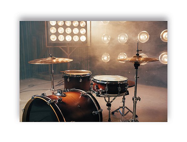 Fundo Fotográfico 2,20 x 1,50 - Musica Estúdio de Bateria 005
