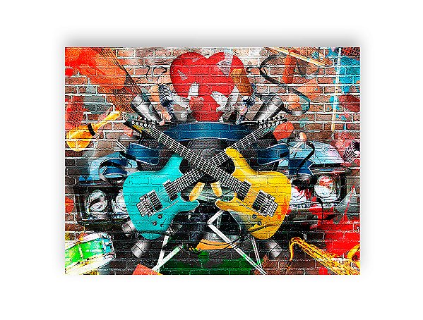 Fundo Fotográfico 1,55 x 1,20 - Instrumentos Musicais 009