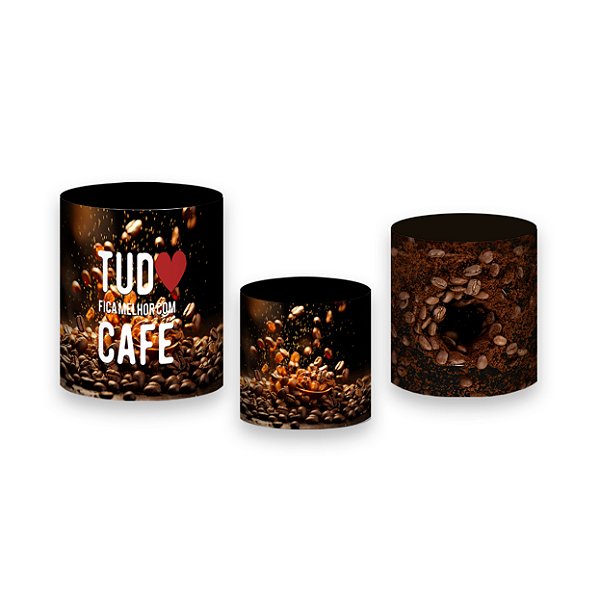 Trio De Capas De Cilindro - Café em Chamas 009