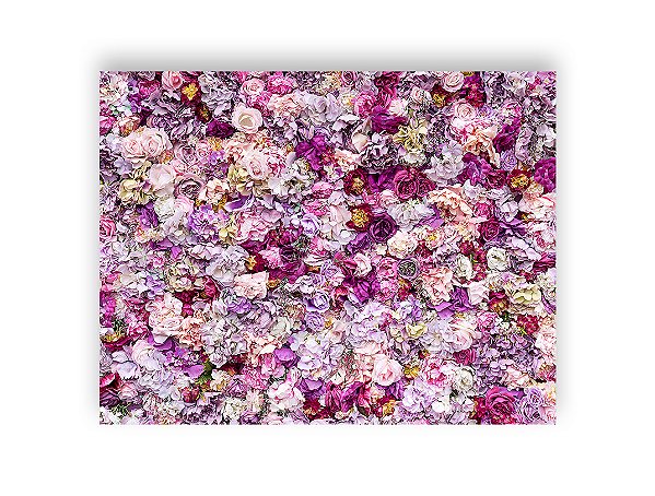 Fundo Fotográfico 1,55 x 1,20 -  Flores Lilás e Roxo 104