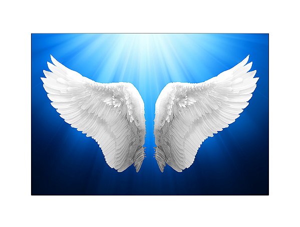 Fundo Fotográfico 2,20 x 1,50 - Asas de Anjo Azul 001