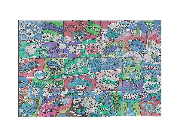 Fundo Fotográfico 2,20 x 1,50 - Cartoon Super Heróis 004