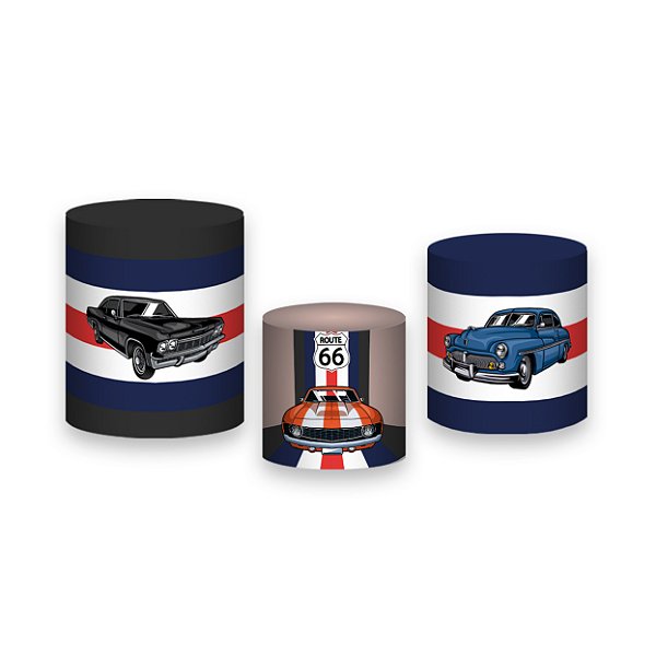 Trio De Capas De Cilindro - Route 66 Carros Antigos 009
