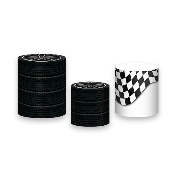Trio De Capas De Cilindro - Carro Formula 1 Pneus 013