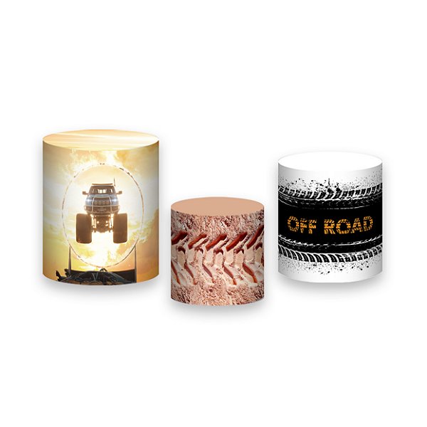 Trio De Capas De Cilindro - Carro Off Road 015