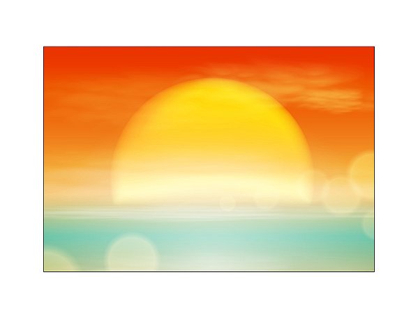 Fundo Fotográfico 2,20 x 1,50 - Verão Por do Sol 001