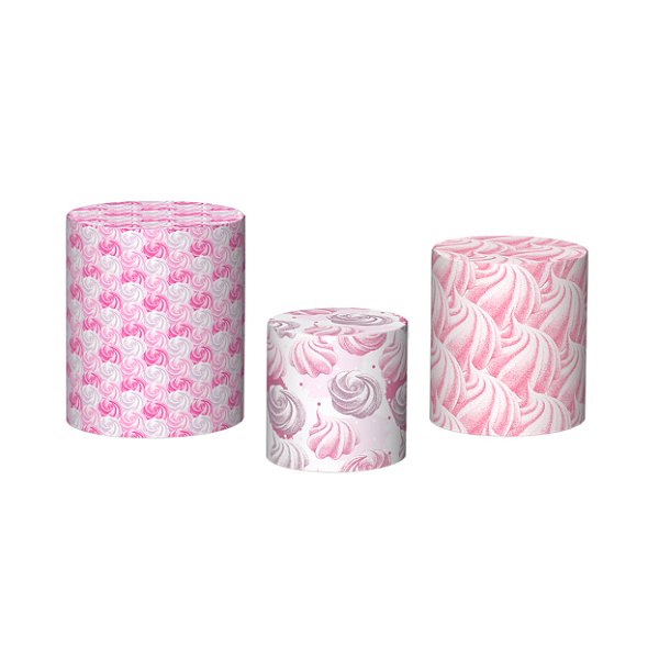 Trio De Capas De Cilindro - Fachada Confeitaria Rosa 017