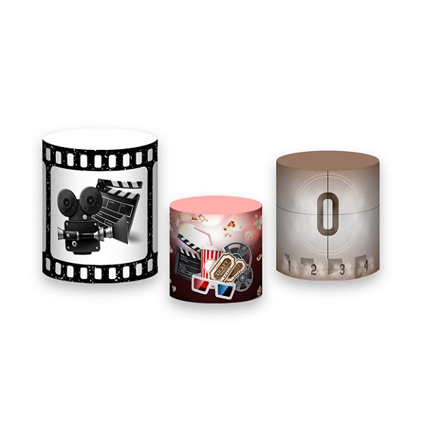 Trio De Capas De Cilindro - Sala de Cinema Pipoca 001