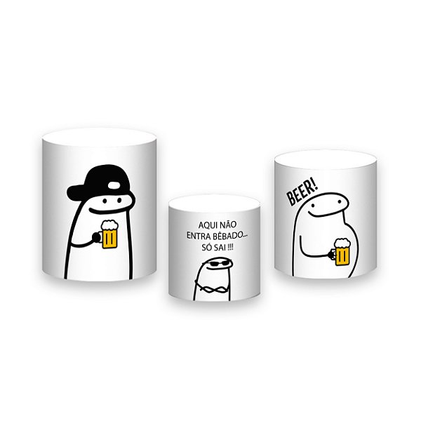 Trio De Capas De Cilindro - Flork Cerveja Beer 013