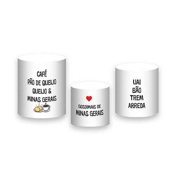 Trio De Capas De Cilindro - Flork Orgulho Mineiro 020