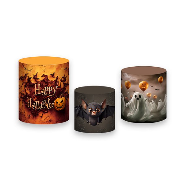Trio De Capas De Cilindro - Halloween Casa Assombrada 029