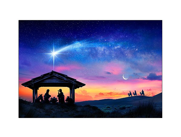 Fundo Fotográfico 2,20 x 1,50 - Natal Cristão 003