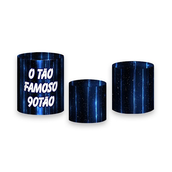 Trio De Capas De Cilindro - 90 Anos 90Tão Azul 019