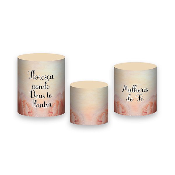Trio De Capas De Cilindro - Religioso Culto de Mulheres 024