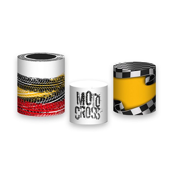 Trio De Capas De Cilindro - Motocross no Por do Sol 001