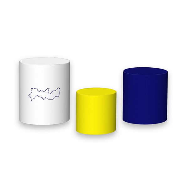 Trio De Capas De Cilindro - Bandeira de Pernambuco 005