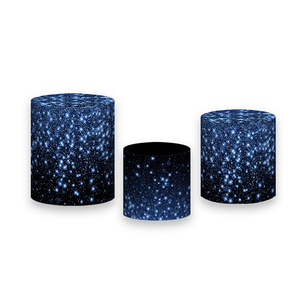 Trio De Capas De Cilindro - Profissão Contabilidade Azul 024