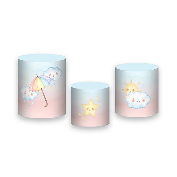 Trio De Capas De Cilindro - Revelação Chuva de Amor 017