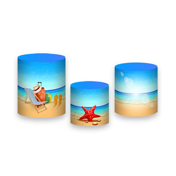 Trio De Capas De Cilindro - Praia Beach Surf 005