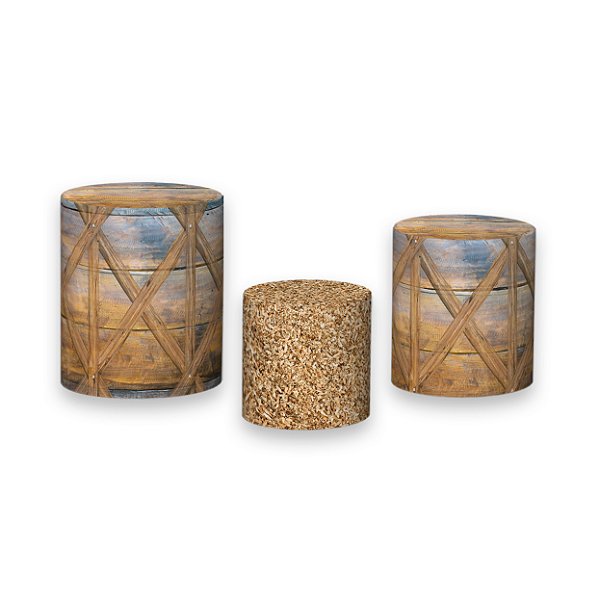Trio De Capas De Cilindro - Vaquejada Cavalo 011