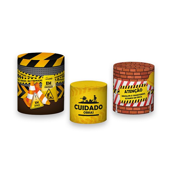 Trio De Capas De Cilindro - Área de Construção 001