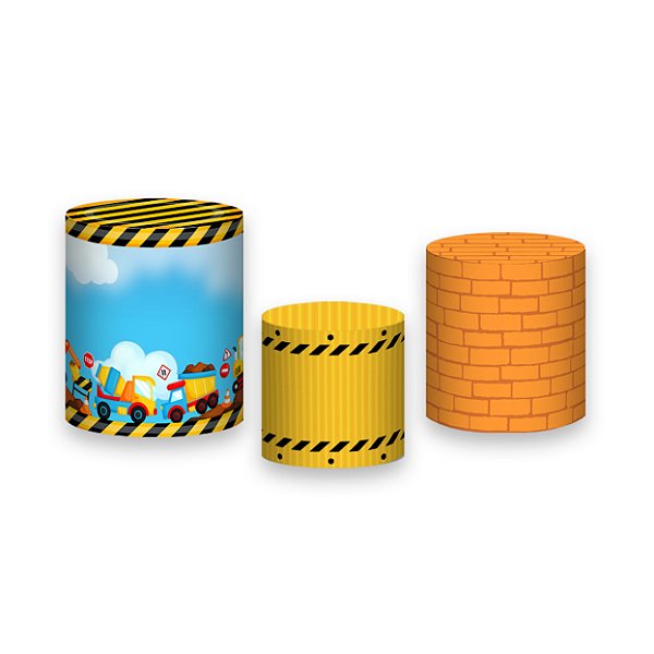 Trio De Capas De Cilindro - Área de Construção 005
