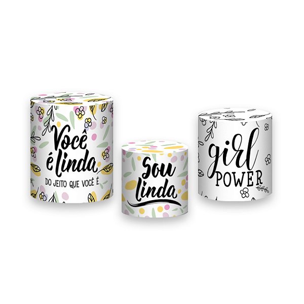 Trio De Capas De Cilindro - Dia das Mulheres Frases 028