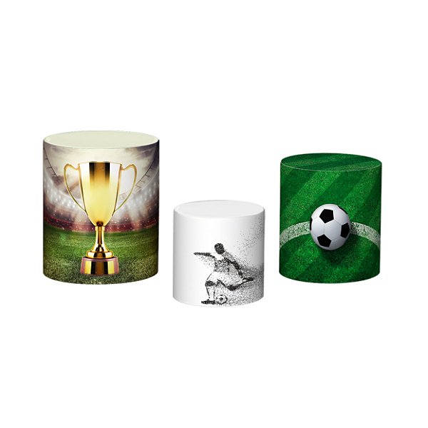 Trio De Capas De Cilindro - Estádio de Futebol Realista 004