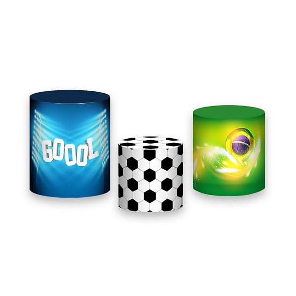 Trio De Capas De Cilindro - Copa do Mundo Futebol 006
