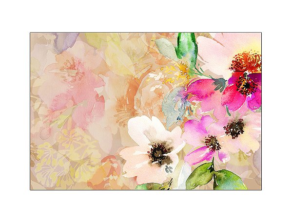 Fundo Fotográfico 2,20 x 1,50 - Ensaio Gestane Dia das Mães Floral 009