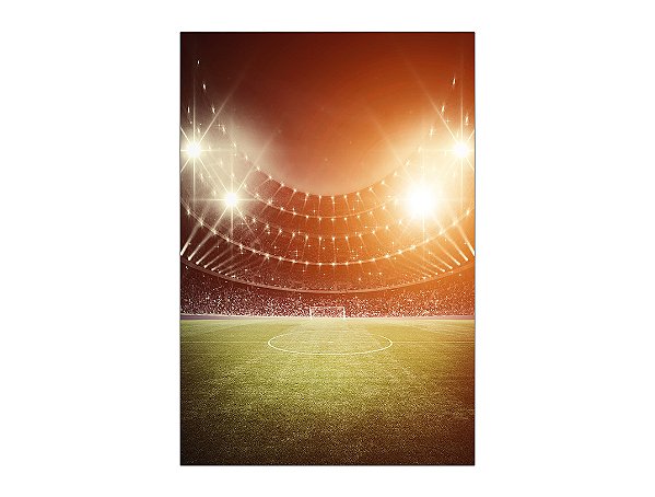 Painel De Festa Vertical 1,50 x 2,20 - Estadio de Futebol Bola de Ouro 021