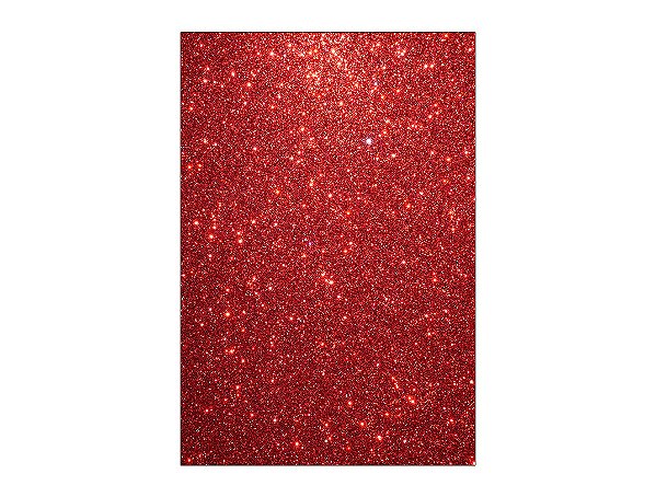 Painel De Festa Vertical 1,50 x 2,20 - Efeito Glitter Vermelho Realista 095