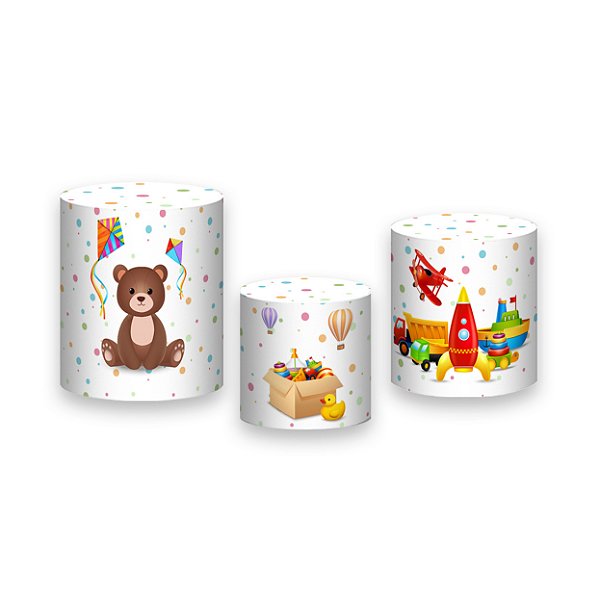 Trio De Capas De Cilindro - Brinquedos de Infância 022