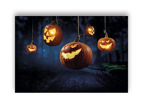 Fundo Fotográfico 2,20 x 1,50 - Halloween Abóboras 044