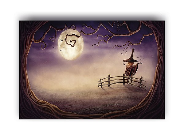 Fundo Fotográfico 2,20 x 1,50 - Halloween Espantalho 013