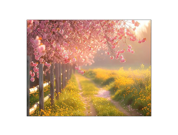 Fundo Fotográfico 1,55 x 1,20 - Jardim Florido 030