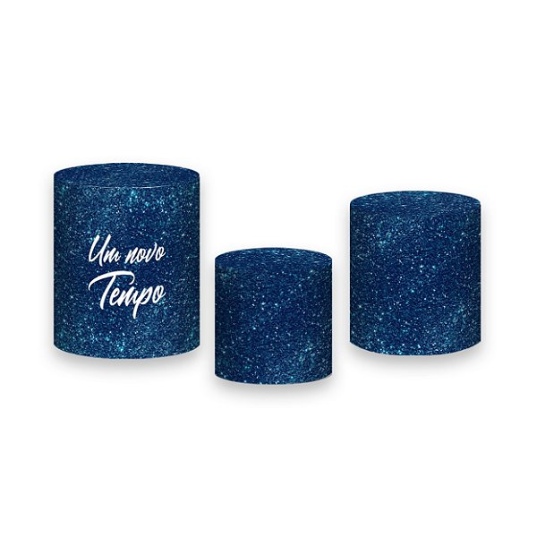 Trio De Capas De Cilindro - Culto da Virada Azul 045