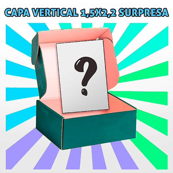 Painel De Festa Vertical 1,5X2,2 - Tema Surpresa - Mega Liquida.