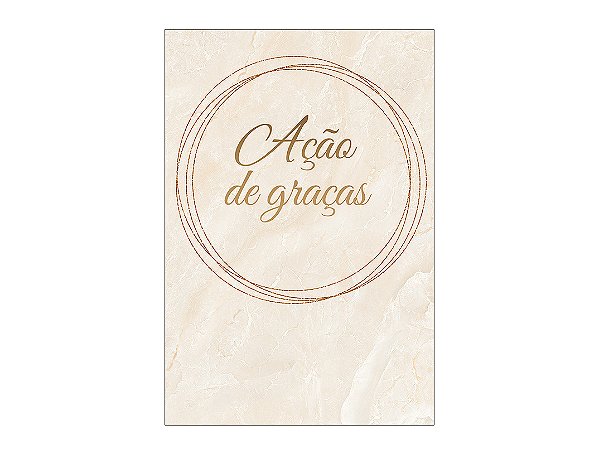 Painel De Festa Vertical 1,50 x 2,20 - Ação de Graças Bege Frame Dourado 122