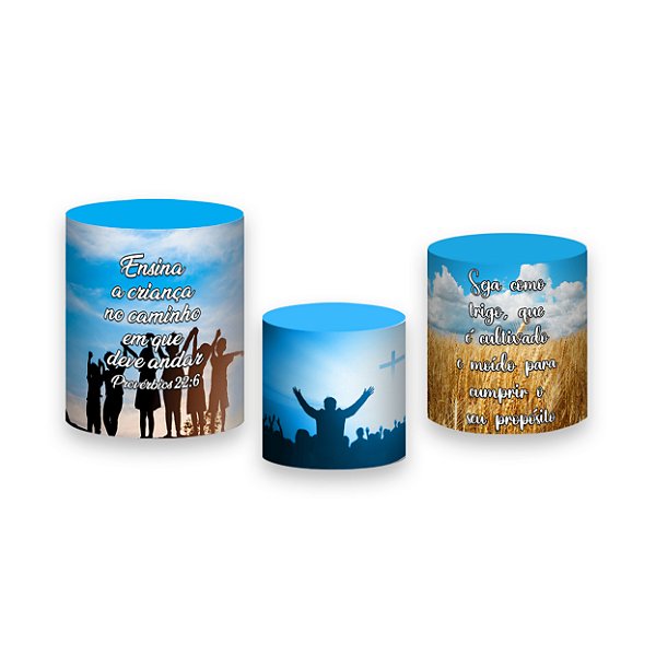 Trio De Capas De Cilindro - Culto da Família Cruz e Céu 051