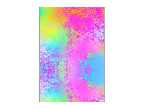 Painel De Festa Vertical 1,50 x 2,20 - Cores Vibrantes Efeito Neon 024