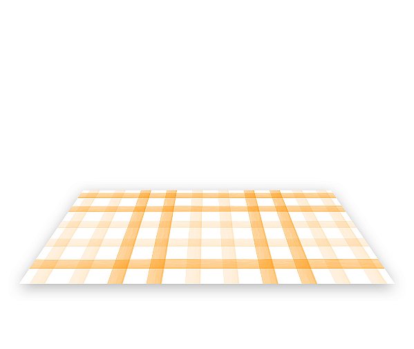 Painel De Festa Tapete Em Lona 2,50x1,35 - Quadriculado Laranja 075