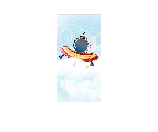 Painel De Festa Vertical 1,00x2,00 - Nave Espacial 005