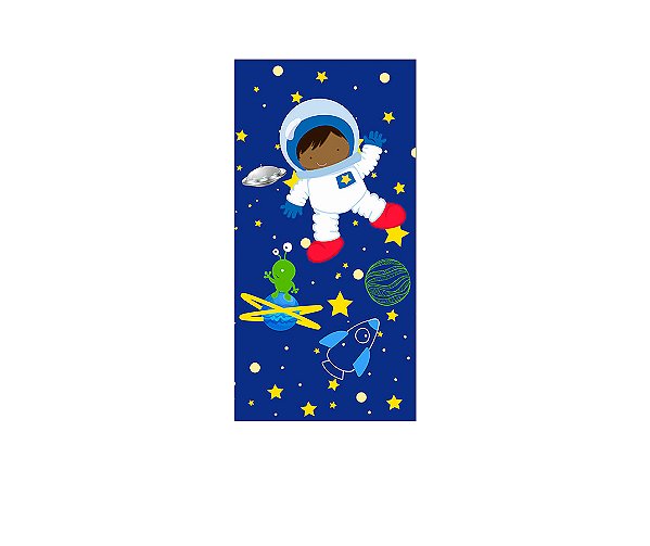 Painel De Festa Vertical 1,00x2,00 - Astronauta Cute 013