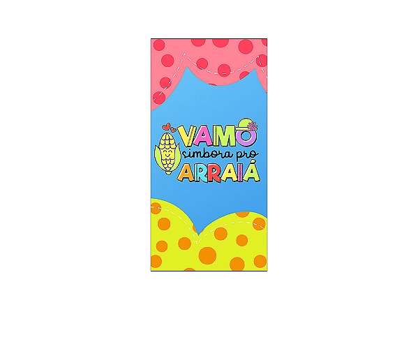 Painel De Festa Vertical 1,00 x 2,00 - São João Arraiá 019