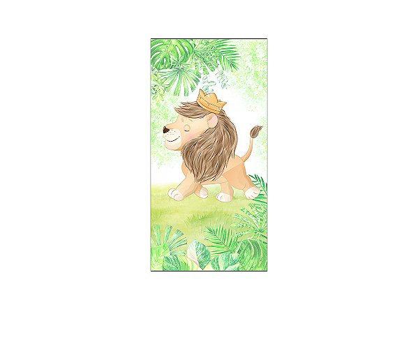 Painel De Festa Vertical 1,00 x 2,00 - Leão O Rei da Selva 038